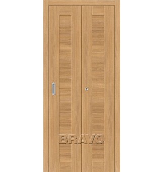 Межкомнатная складная дверь с эко шпоном Порта-21 Anegri Veralinga