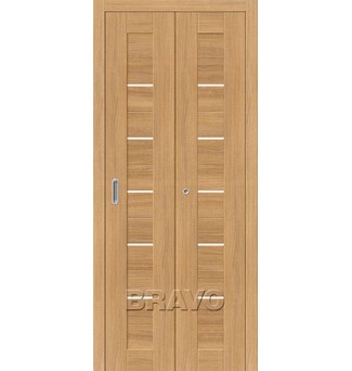 Межкомнатная складная дверь с эко шпоном Порта-22 Anegri Veralinga